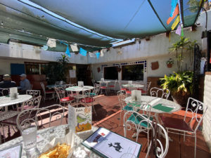 Fidel's outdoor patio